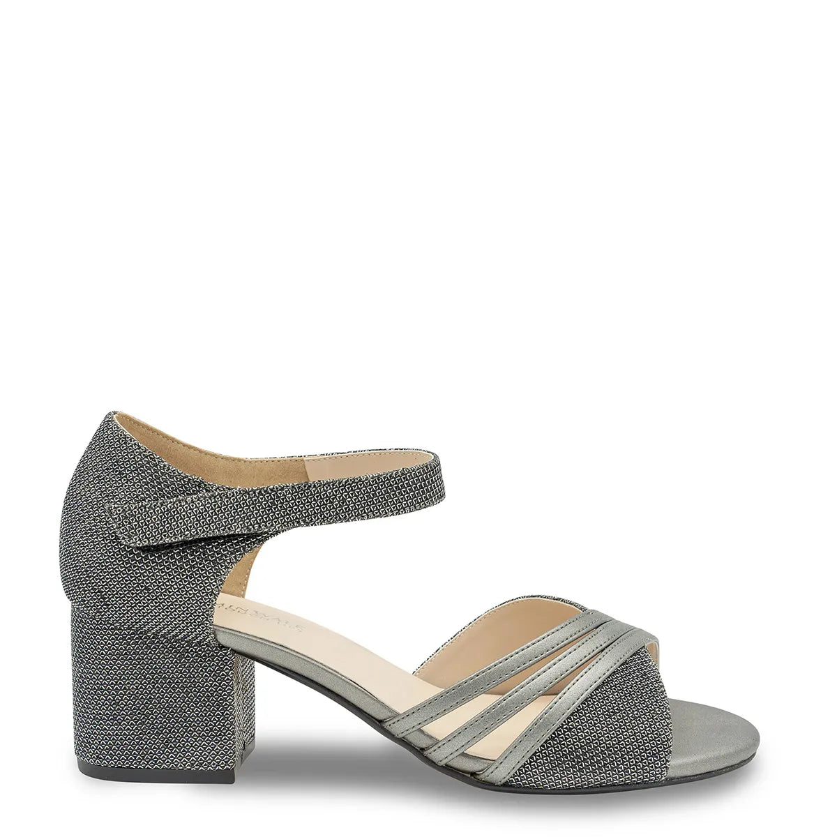 ●BENFLOWZ Sailor Pewter | High Block Heel Bridal Sandals | Benjamin Walk