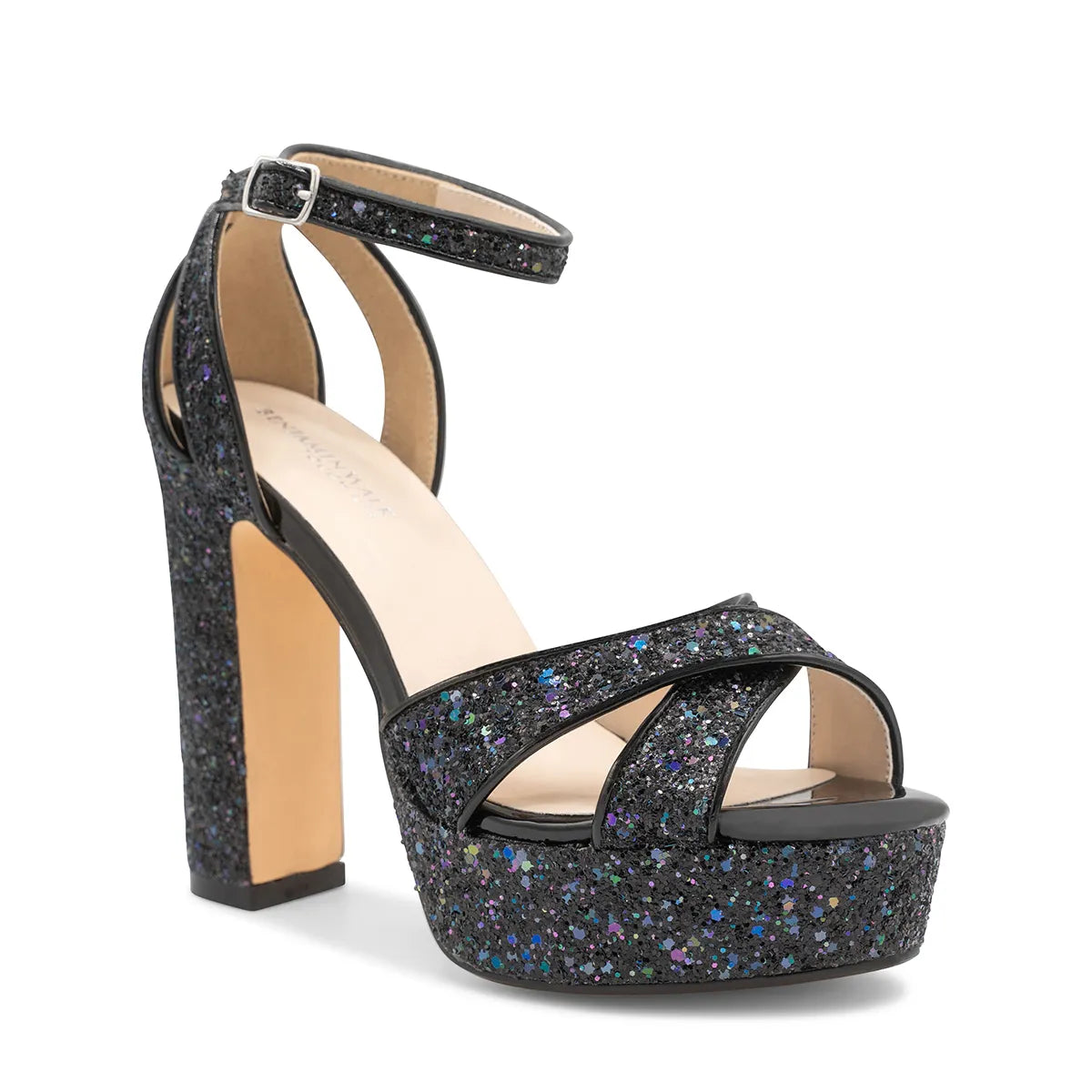 Jemma Black | High Block Heel Platform Sandals | Benjamin Walk