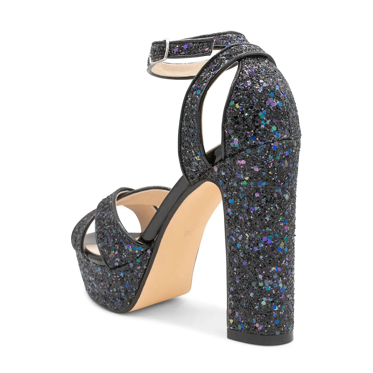 Jemma Black | High Block Heel Platform Sandals | Benjamin Walk