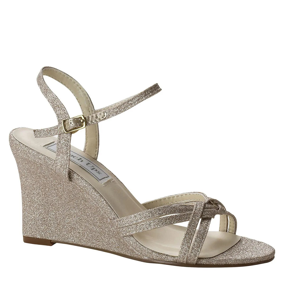 Buffy Champagne Wedge Heel Sandals Benjamin Walk