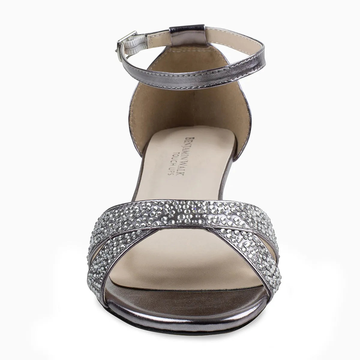 ※ビビーズプリメインアンプ シルバー Iris Pewter | Low Wedge Heel Sandals | Benjamin Walk