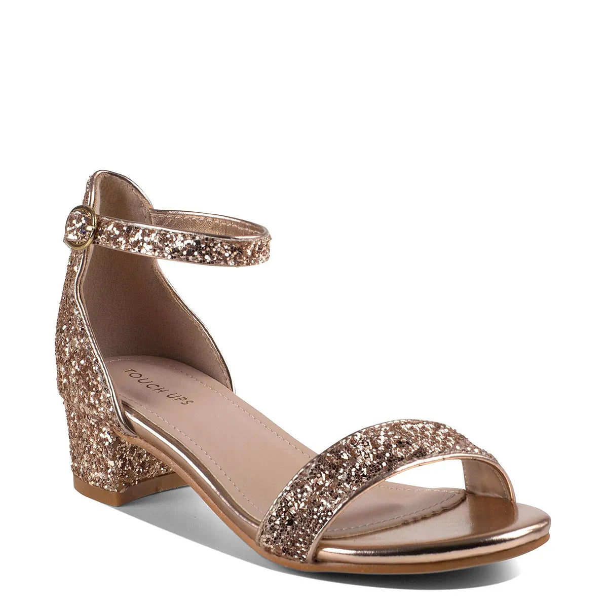 Leni Champagne | Low Block Heel Girls Sandals | Benjamin Walk