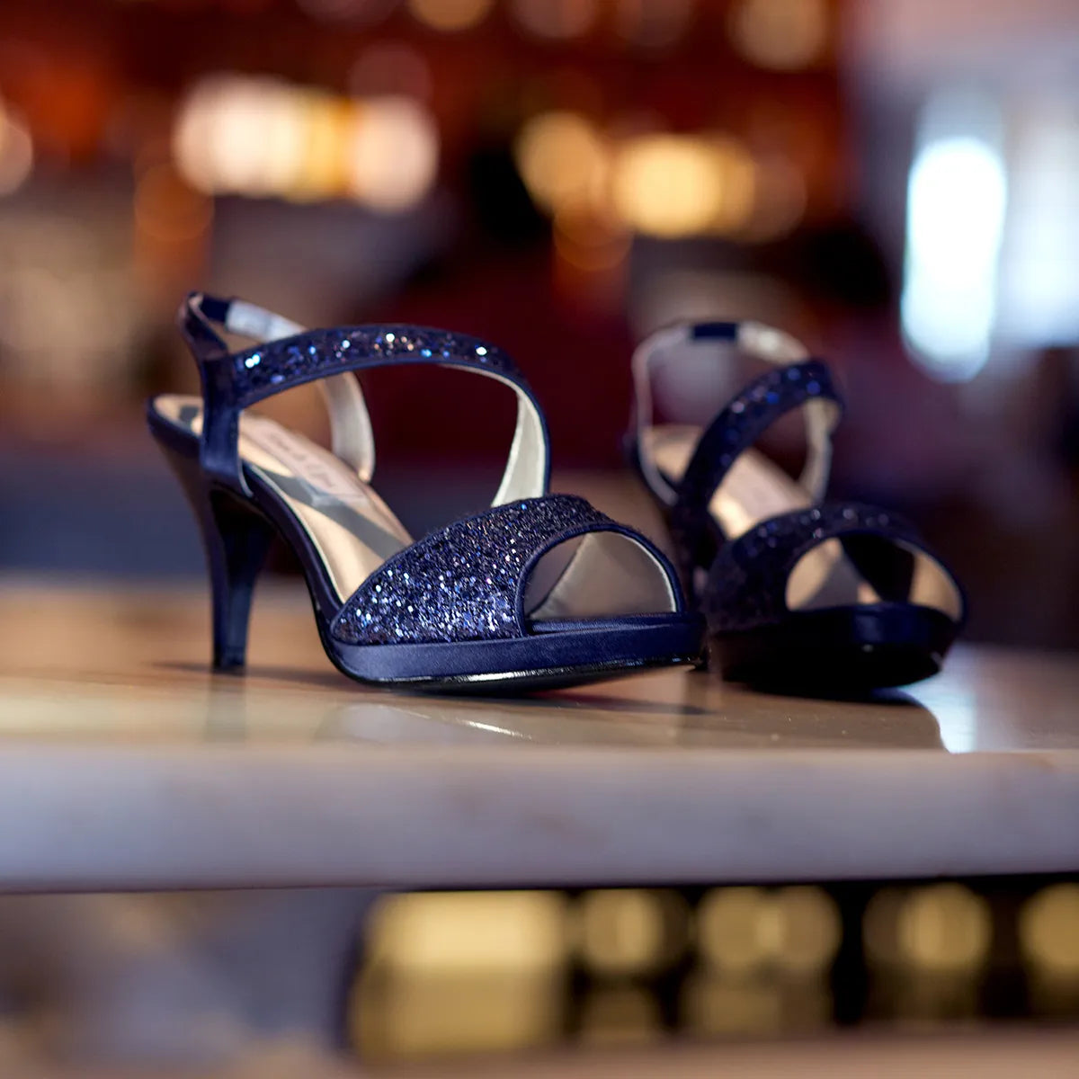 Sandals Navy Blue Inch Pumps Womens Navy Block Heel Shoes Deals