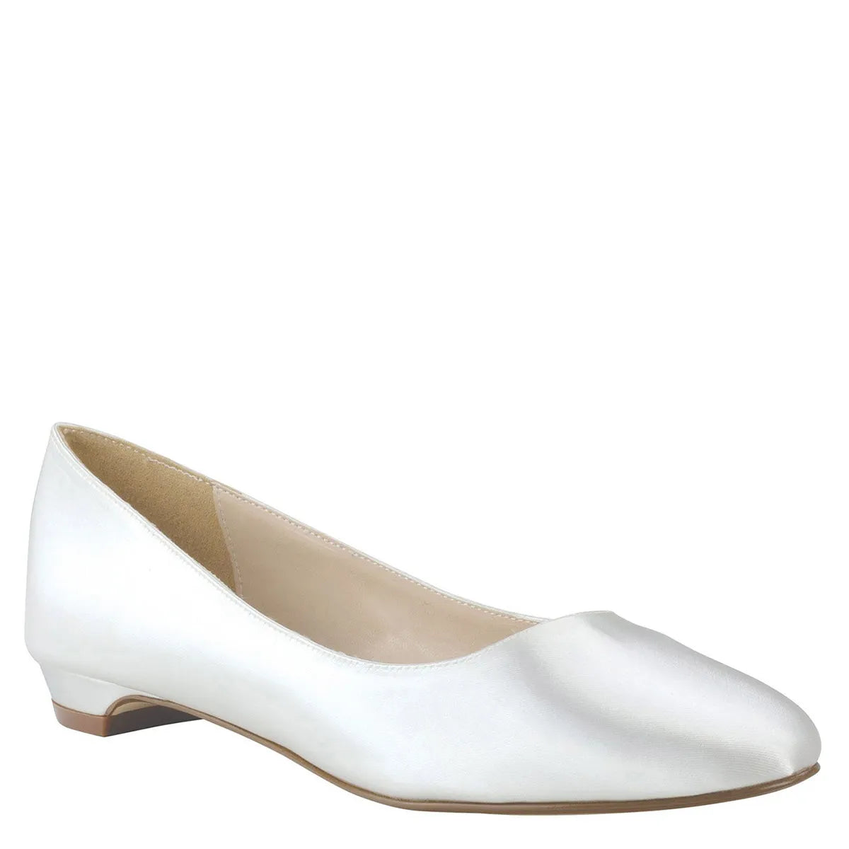 chinese dress ladies Comfortable White Leather Kitten Heel main image 1