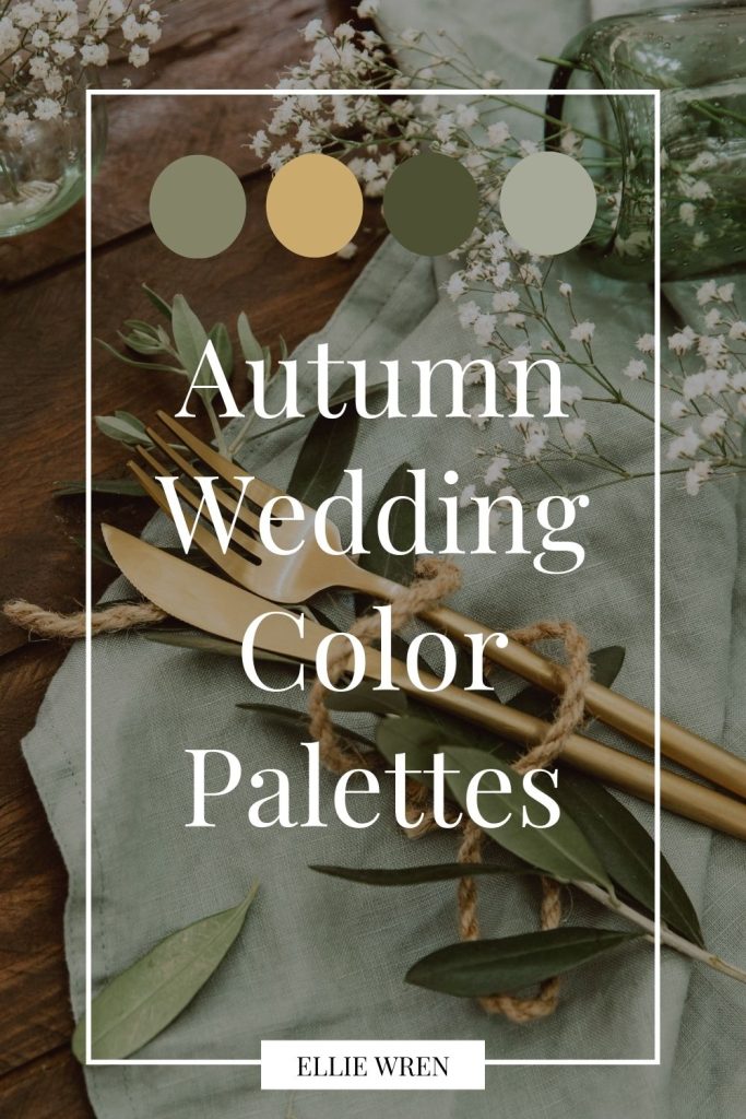 Autumn Wedding Color Palette Ideas