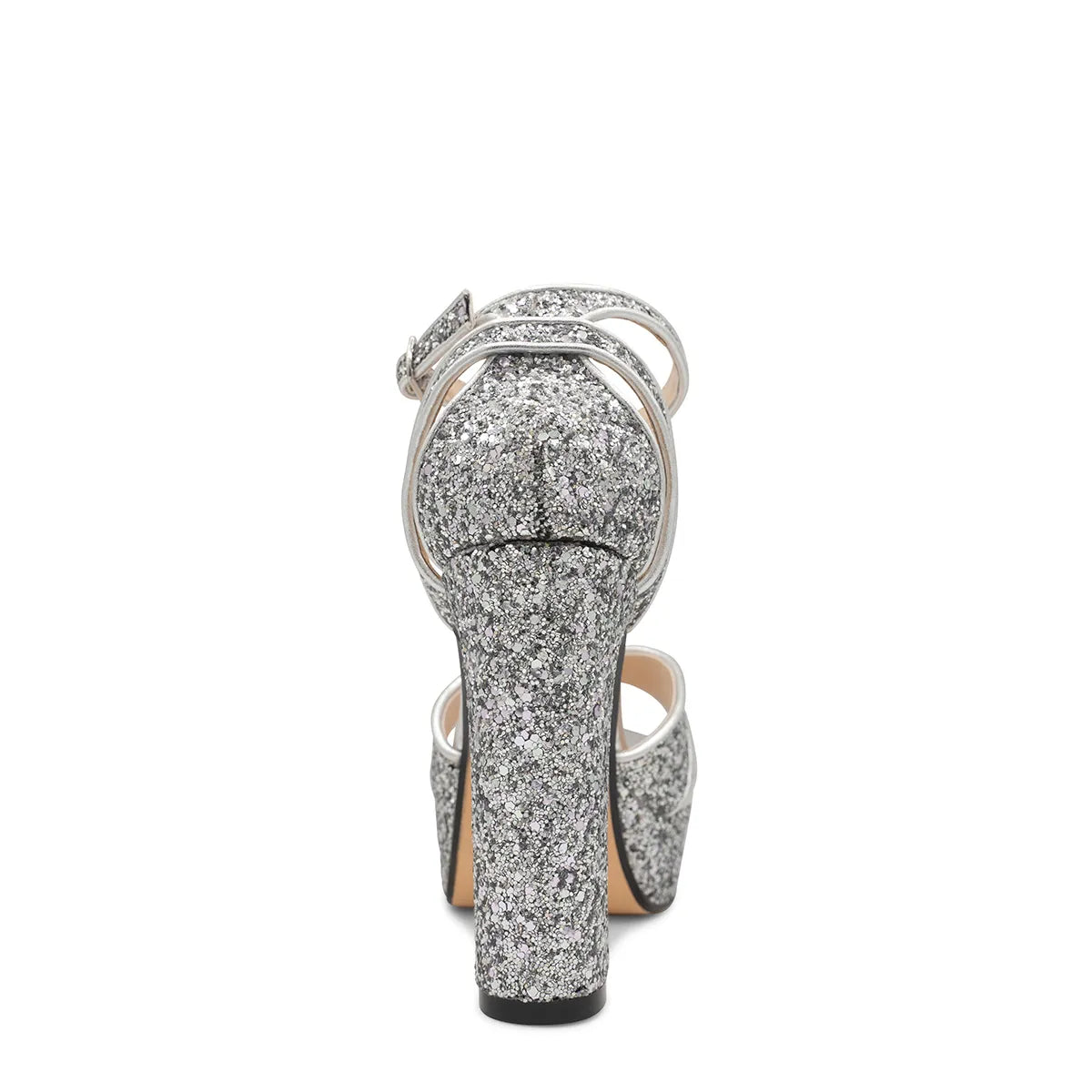 Jemma Silver | High Block Heel Platform Sandals | Benjamin Walk Jemma Silver | High Block Heel Platform Sandals | Benjamin Walk