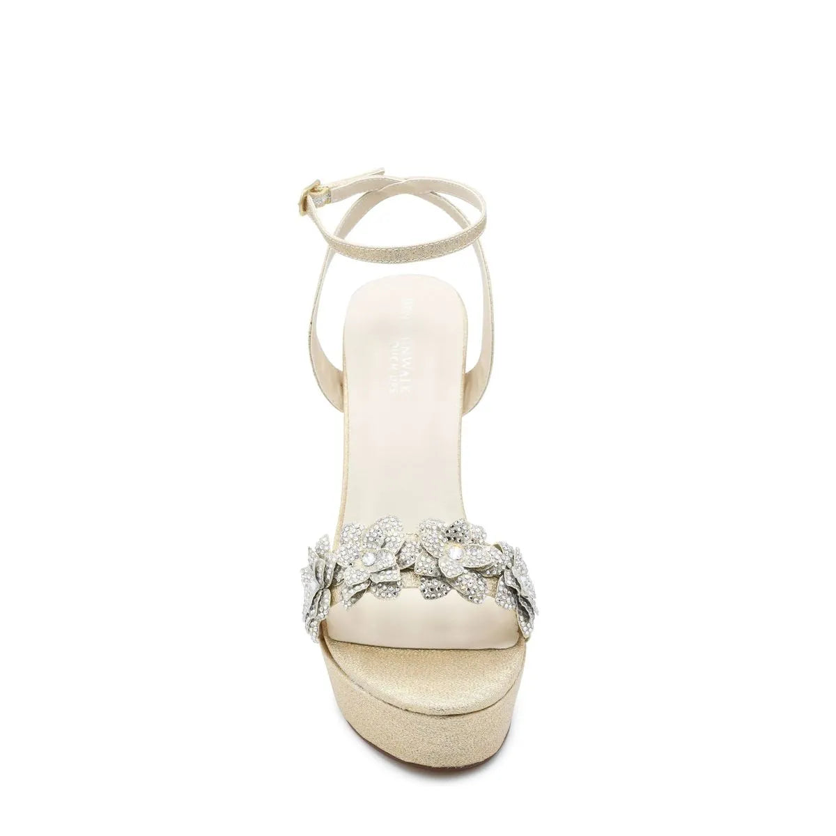 white lily sandals Touch Ups Women's Lily Ankle Strap Platform Sandal - White - Sandal Heels