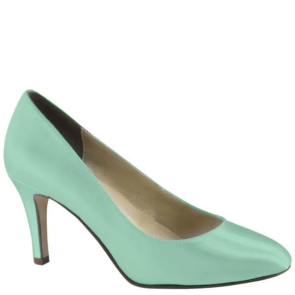 Sandra White | Mid Stiletto Heel Dyeable Bridal Shoes | Benjamin Walk