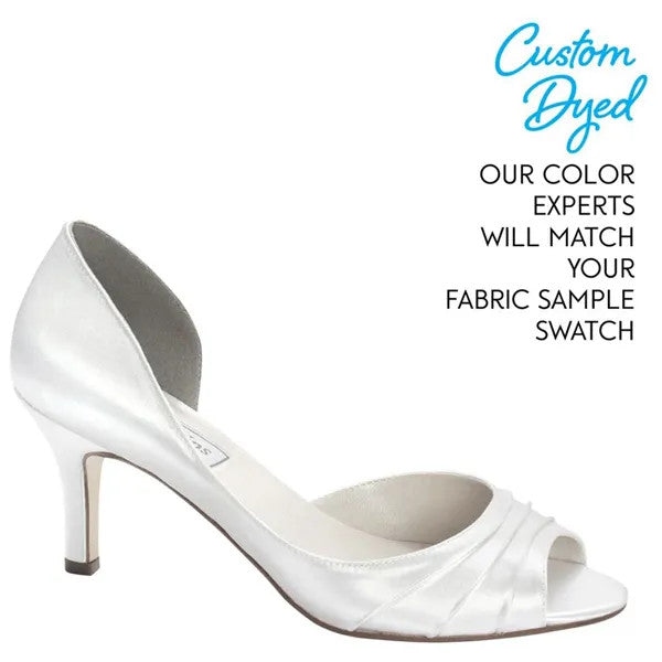 Nadia White | Stiletto Heel Dyeable Bridal Shoes | Benjamin Walk