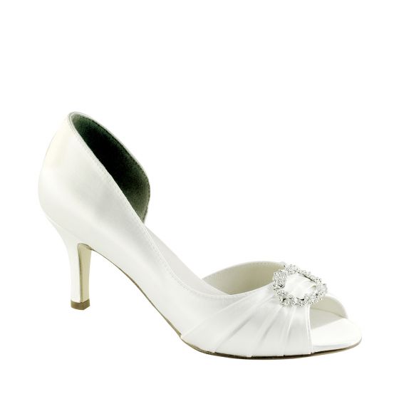 White US 8 M UK 6 #17E237 Ivanna Touch Ups Wedding Shoes 
