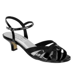 Jane Black Patent Open Toe Womens Evening Sandals - Shoes from Touch Ups by Benjamin Walk