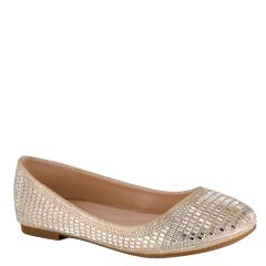 Star Champagne Glitter Closed Toe Womens Pumps - Shoes from Touch Ups | Benjamin Walk