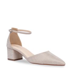 Tegan Champagne Shimmer Closed Toe Womens Sandal - Shoes from Touch Ups | Benjamin Walk