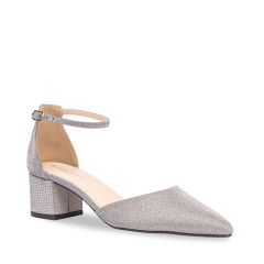 Tegan Silver Shimmer Closed Toe Womens Sandal - Shoes from Touch Ups | Benjamin Walk
