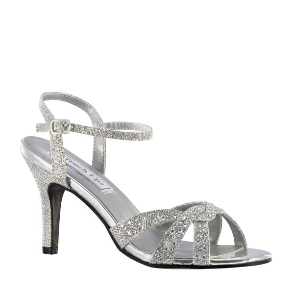 Silver Heels Heel Height (approx): 2 ½ Inch /6.5CM for Party Collection  Trending | up2step