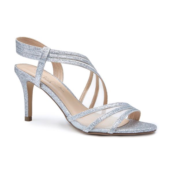 Women's Silver Heels & Shoes for Weddings, Prom
