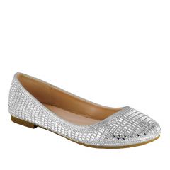 Star Silver Glitter Closed Toe Womens Pumps - Shoes from Touch Ups | Benjamin Walk
